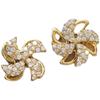 Pendientes de Molinillo de Viento Giratorio para Venta al por Mayor de Artículos Pequeños de Yiwu Pendientes de Tendencia Estilo Coreano Aguja de Plata S925 Accesorios Creativos para Orejas Moda Nacional