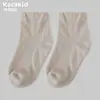 Meias de Verão Classe A para Meninos e Meninas, Meias Curtas de Malha Vazada, Meias de Algodão para Bebês e Crianças Pequenas, Meias Ultrafinas, Respiráveis, que Não Abafam