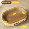 Gato Grande Oversize Big Mac Oval Papel Corrugado Resistente al Agarre Resistente al Desgaste Tabla Rascadora para Gatos Nido para Gatos Juguete para Gatos