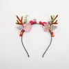 Nova Moda Mais Vendido Tiara de Natal com Galhos Vermelhos Tiara Super Fada Cabeça de Noz Tiara DIY Fábrica de Acessórios de Cabeça Atacado