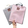 Bolsa para Archivos A4 Multicapa con Cremallera Coreana Bolsa Portátil para iPad y Computadora Maletín de Lona Oxford Sobre Gran Capacidad