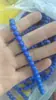 Cuentas Sueltas Redondas de Turquesa Componentes Semi-Terminados Turquesa Roto Accesorios para Pulseras Collares DIY Cuentas de Turquesa Azul y Blanca Optimizadas