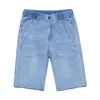 Contiene LyocellJeans Retro para Hombre Pantalones Cortos Finos Holgados Pierna Recta Sensación Fresca para Viajar al Trabajo Casual Pantalones de Cinco Puntos