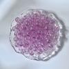 Venta al por mayor Cuentas Redondas Acrílicas Coloridas de 10 mm Resina Galvanizada Cuentas Sueltas DIY Material para Pulsera Collar con Cuentas Hechas a Mano