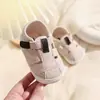 Sandálias de bebê solas de borracha antiderrapantes sapatos para bebês 0-12 meses sapatos de bebê sapatos de bebê de verão