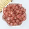 Acessórios para Joias DIY Contas de Cristal Coloridas Contas Soltas Pulseira com Contas Cristal Rosa Ágata Contas de Pedra Bruta Contas de Cristal Natural Soltas
