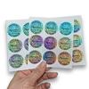 Etiqueta de Punto de Arena Láser Lentejuelas de Punto de Cristal Personalizadas Pegatina Redonda con Forma de Estrella Corazón Color Personalizado Pegatina Selladora Adhesiva