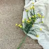 Flores Gipsofila Artificiais Estilo Novo, Grama Falsa, Buquês de Flores Plásticas, Decorações para Sala de Estar, Decorações de Casamento, Flores de Mão Atacado