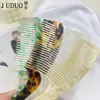 Peine recto retro de ácido acético japonés y coreano Soy un peine antiestático para el hogar accesorios para el cabello peine peine de maquillaje de alta gama