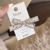 Tan Suave~ Pinza para el Cabello de Lazo Completamente Diamantada de Lujo con un Toque de Alta Gama y Elegancia, Pinza para Flequillo Lateral, Accesorio para el Cabello Estilo Nuevo