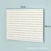 Estante de Almacenamiento de Tablero Perforado para el Hogar Sin Taladro Organizador de Tablero Perforado Montado en la Pared de la Cocina Estante de Metal para la Pared del Baño