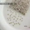 2*3.5mm strass de zircônia em formato de diamante para nail art, conjunto popular de strass de floco de neve, strass vestíveis para unhas, acessórios de nail art