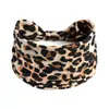 Diadema con Estampado de Leopardo, Cebra y Serpiente Europea y Americana Sexy para Mujer Diadema Elástica Nudo Diadema Deportiva