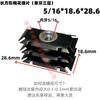 Estante de Almacenamiento con Conector de Tubo Redondo de Resorte de Flor de Ciruelo Rectangular de Tres Capas Tuerca Mueble Tubo Interior de Tuerca Tubo Interior de Tuerca
