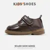 Zapatos de Cuero Suave para Bebé, Zapatos Individuales para Niños, Zapatos Versátiles Estilo Británico para Niñas, Zapatos Antideslizantes Elegantes y Sencillos para Caminar para Niños Pequeños