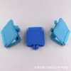 Bolsa de Silicone Quadrada com Espelho Moda Dois Lados Moda Quadrada Haha Bolsa com Espelho Atacado Bolsa de Silicone com Espelho de Maquiagem
