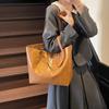 Bolso Tote de Piel Aceitada de Alta Gama con Sentido de la Moda para Mujer 2025 Nuevo Bolso de Hombro de Gran Capacidad para el Trabajo Bolso Casual de Moda Versátil para Mujer