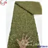 Tela de Encaje Bordado con Lentejuelas de Burbujas de Ancho Completo Retro Francés Lentejuelas para Novia Tela de Encaje
