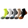 Calcetines de Montañismo y Senderismo para Hombre Otoño e Invierno de Longitud Media Transpirables y Resistentes al Desgaste para Correr al Aire Libre, Bádminton, Calcetines Deportivos Profesionales Zhuji