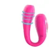 Avril Twist Forma de U Vibrador Portátil Doble Cabezal Controlado por App Dispositivo de Entrenamiento Femenino Disponible para Dropshipping