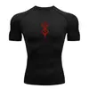 2026 Hombre Aliexpress Versátil Running Deportes Moda Entrenamiento Popular Manga Corta Exterior Compresión Camiseta Venta al por Mayor