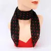 Bufanda de Chifón Estampada de Lunares Cuadrados Pequeños 70, Bufanda de Seda Clara y Oscura de Lunares Clásicos para Mujer de Primavera y Otoño, Bufanda al por Mayor