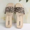Zapatillas casuales de verano 2026 de talla grande, con estampado de leopardo blanco, de una sola talla, sin cordones, con adhesivo, para adultos