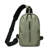 Bolsa de Peito Masculina Casual Simples de Ombro Cruzado Multifuncional Tendência Marca Bolsa Diagonal Pequena Bolsa de Mensageiro Fashionável Para Homens
