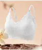 Ropa interior de encaje con rayas de burbujas para mujer, sujetador con cierre en la espalda, top tipo tubo sin costuras, transpirable, respetuoso con la piel, chaleco deportivo
