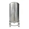 Acero Inoxidable 304 Espesor Tanque de Agua Barril de Almacenamiento Torre de Agua Doméstica Vertical Almacenamiento de Agua en Tejado Grifo de Agua Rural Otro Ninguno
