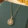Comercio Exterior Transfronterizo Venta Caliente Collar Turco Ojo Azul Acero de Titanio Femenino Ojo del Diablo Cadena para Clavícula Personalizada Versátil Joyería