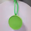 Taza de agua plegable de silicona para viajes al aire libre, portátil, anticaída, telescópica, para publicidad, regalo de vacaciones, disponible