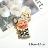 Dibujos Animados Brillo Pan Estrella DIY Accesorios de Resina Pequeña Pegamento de Crema Pasador Funda de Teléfono Hebilla de Zapato