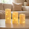 Luz eletrônica de vela LED, luz de cordão LED controlada por controle remoto, vela para acampamento, decoração de restaurante, decoração de atmosfera de Natal, luz noturna