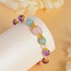 Pulsera de Moda de Amatista Natural al por Mayor Diseño Original Nicho Pulsera de Lujo Ligero para Regalo de Novia Joyería