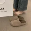 Diadema de Lana Estilo Hada Suave Retro Zapatillas Estilo Nuevo 2026 Zapatos Birkenstock que Aumentan la Altura Zapatillas Medias de Ponerse Fácilmente