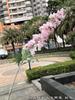 Nueva flor artificial de boda rosa, rosa carne, rosa claro, peonía, hortensia, rosa, decoración de camino de boda, lote de flores falsas