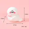 Figuritas de lobos marinos lindas en miniatura, 6 estilos, accesorios de decoración para paisajismo DIY, adornos colgantes, piezas decorativas en miniatura