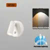 Lámpara de Pared Cálida Magnética, Luz Ambiental de Tres Colores con Atenuación Continua para Sala de Estar y Dormitorio, No Requiere Instalación