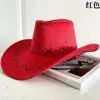 Sombreros de Vaquero Occidentales al por Mayor Transfronterizos para Hombres y Mujeres, Sombreros de Protección Solar, Sombreros de Sol de Ala Ancha Retro Estilo Europeo y Americano, Estilo Retro