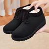 Sapatos de Algodão com Solado Macio para Mães de Meia-Idade e Idosas, Novo Estilo Inverno 2026, Botas Curtas Confortáveis e Versáteis, Forradas com Lã e Espessadas, Botas de Neve Antiderrapantes