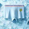 Ropa interior para niños, Malla de seda helada, Estilo fino de verano, Estampado de dibujos animados, Calzoncillos tipo bóxer para niños medianos y grandes, Calzoncillos tipo bóxer para estudiantes