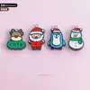 N517 Miss Parker Feliz Navidad Accesorios de Resina DIY Adornos para Pasador Hechos a Mano Materiales para Colgantes Pegatinas a Juego