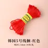 Fio Vermelho para Pulseira, Corda para Tecelagem para o Ano do Cavalo, Pulseira com Contas DIY, Colar de Tecelagem, Material de Fio Vermelho, Corda de Tecelagem Vermelha, Fio de Jade