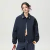 Chaqueta jacquard de solapa estilo americano Jack para hombre y mujer, primavera y otoño 2026 nueva chaqueta de béisbol informal holgada