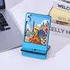 Suporte Criativo de Madeira para Celular Universal Base de Celular Mini Portátil Suporte de Mesa Lembrança de Viagem