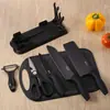 Conjunto de Facas de Cozinha Faca do Chef Tábua de Corte Conjunto de Três Peças com Bloco de Facas Conjunto Completo Faca para Frutas Faca do Chef Utensílios de Cozinha Conjunto Completo de Facas