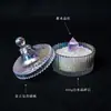 Cuenco desmagnetizador de cristal natural, piedra en bruto de cristal blanco, pulsera de piedra triturada, pulsera, piedra de purificación y desmagnetización, recipiente para guardar joyas