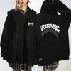 Moderna Nueva Sudadera con Capucha y Cremallera Estampada Arirang World Tour Sudadera Suelta Casual para Fans