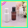 Botella marrón con tapa abatible 40 ml, botella blanca para loción, botella para gel 40 ml, botella transparente con dispensador de presión, botella dispensadora para limpiador facial